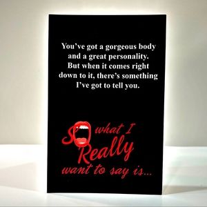 I WON'T BE BACK Greeting card